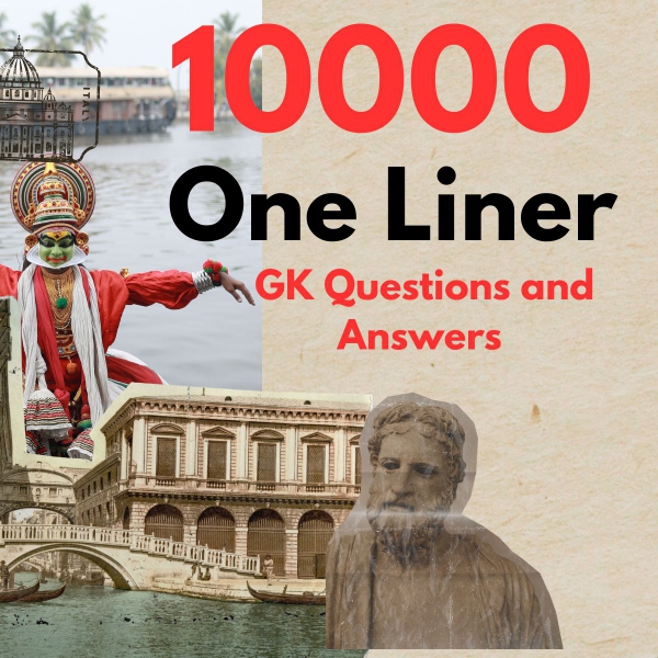 10000 One Liner GK Questions and Answers in Hindi