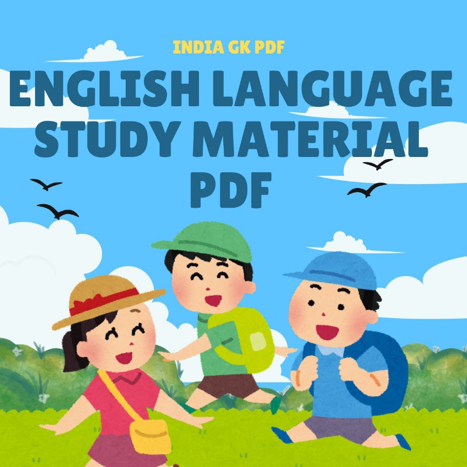 English Language Study Material PDF