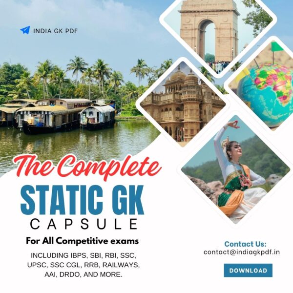 The Complete - Static Gk PDF for all competitive exams