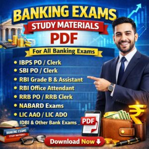 Banking Exams Study Materials PDF