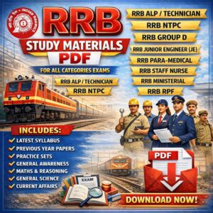 RRB Study Materials PDF