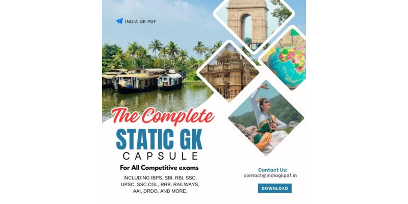 The Complete - Static Gk PDF for all competitive exams
