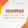 English Grammar Practice Test for Competitive Exams