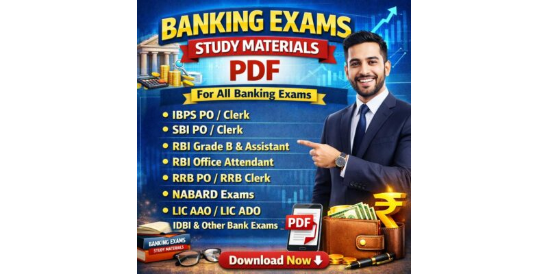 Banking Exam Complete Study Materials PDF 2026